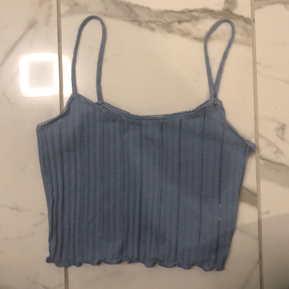 PacSun blue crop top